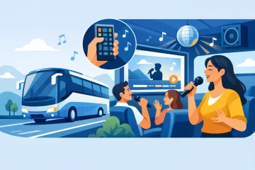 Cómo funciona karaoke en bus paso a paso