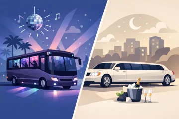 Party bus vs limusina: cuál te conviene
