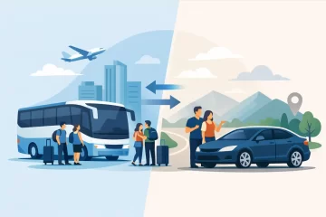Traslado grupal o autos particulares: qué conviene