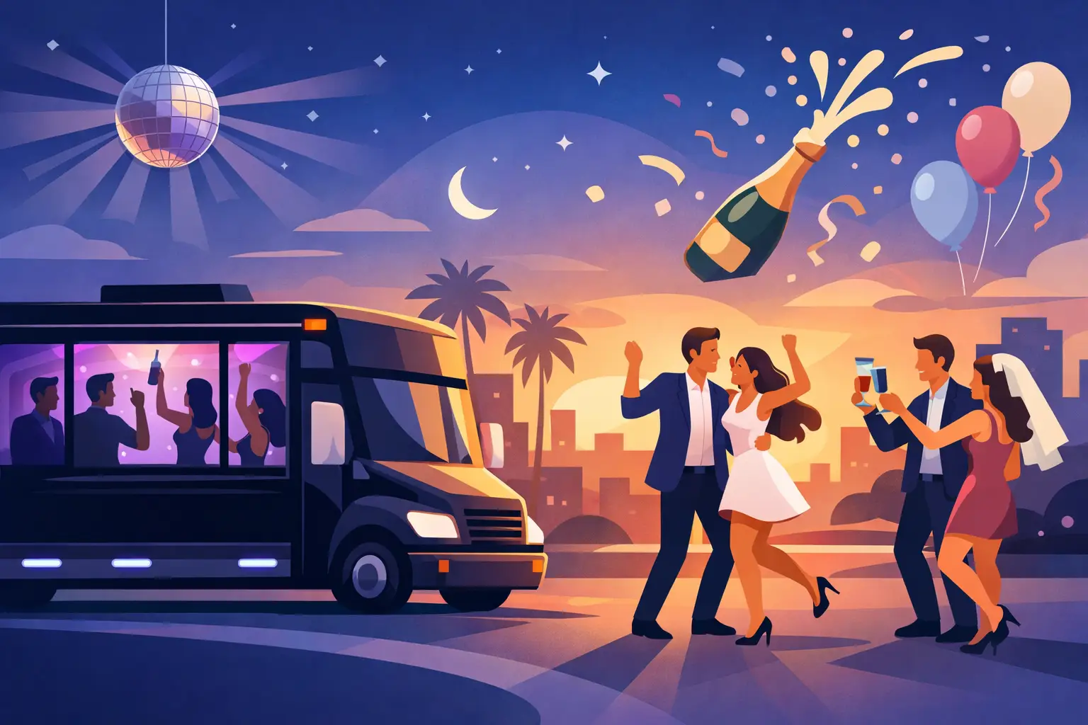 Despedidas de solteros con party bus